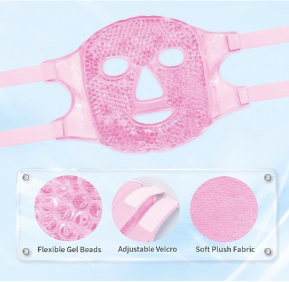 Hot & Cold Gel Bead Face Mask – Spa-Quality Relief at Home